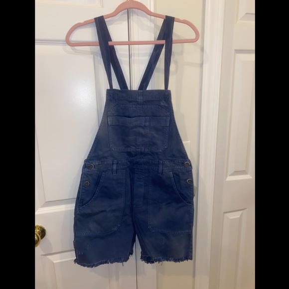 Free People Feel The Love Shortalls Size 2 - Picture 4 of 8